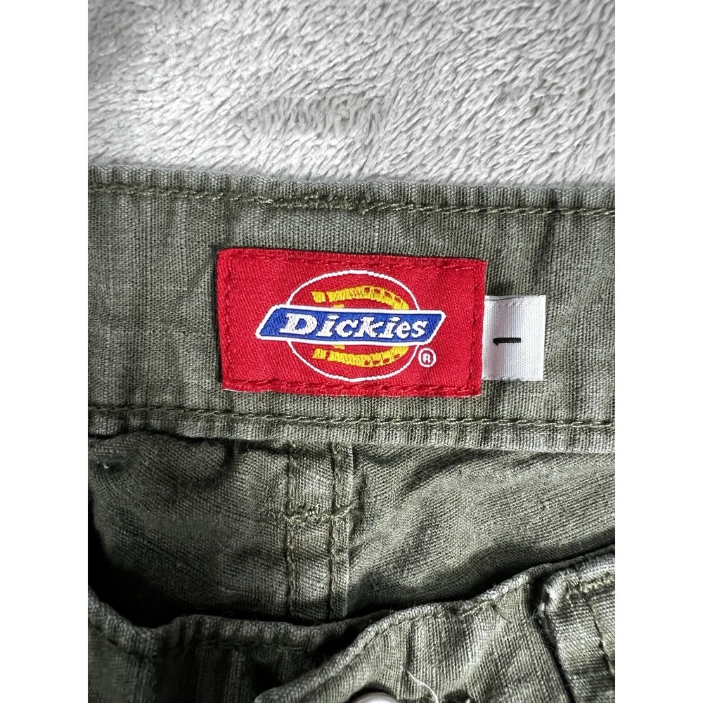 Dickies Cargo Pants Womens 22W Relaxed bootcut Baggy 90s Grudge Military *read - Picture 3 of 11